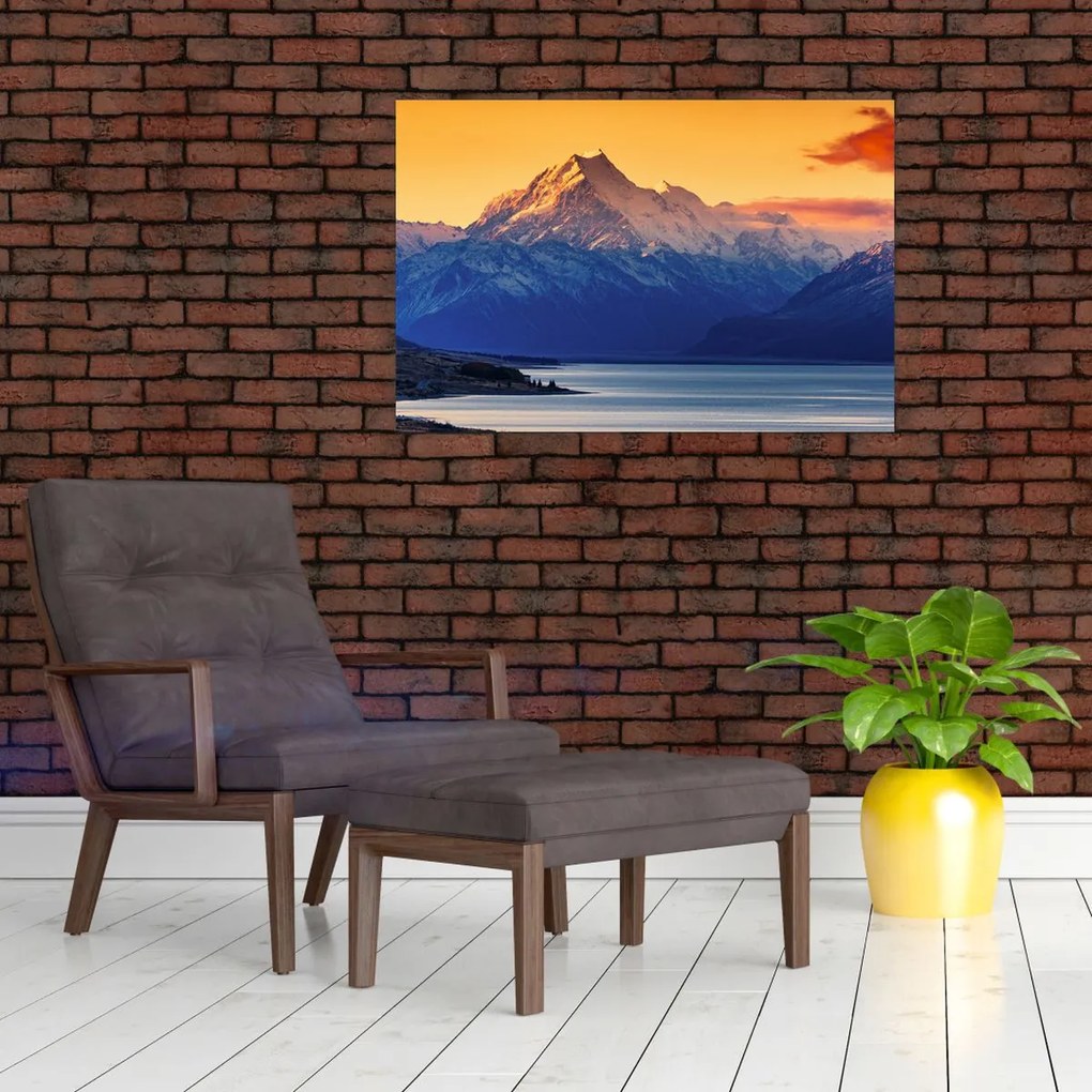 Tablou - Lacul Pukaki (90x60 cm)