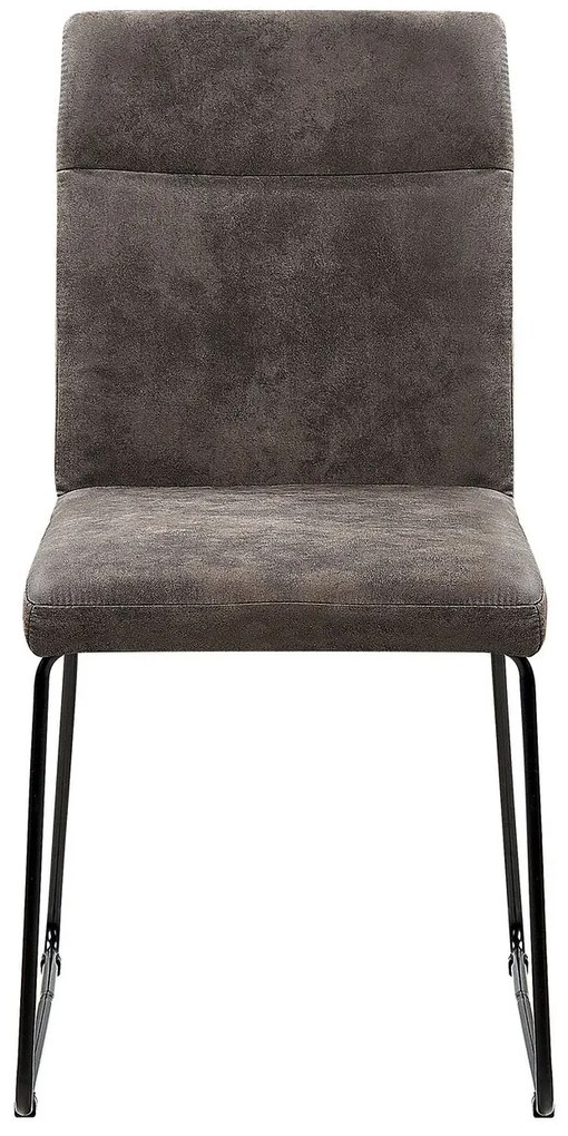 Set 2 buc. scaune pentru sufragerie Neville (gri închis). 1009891