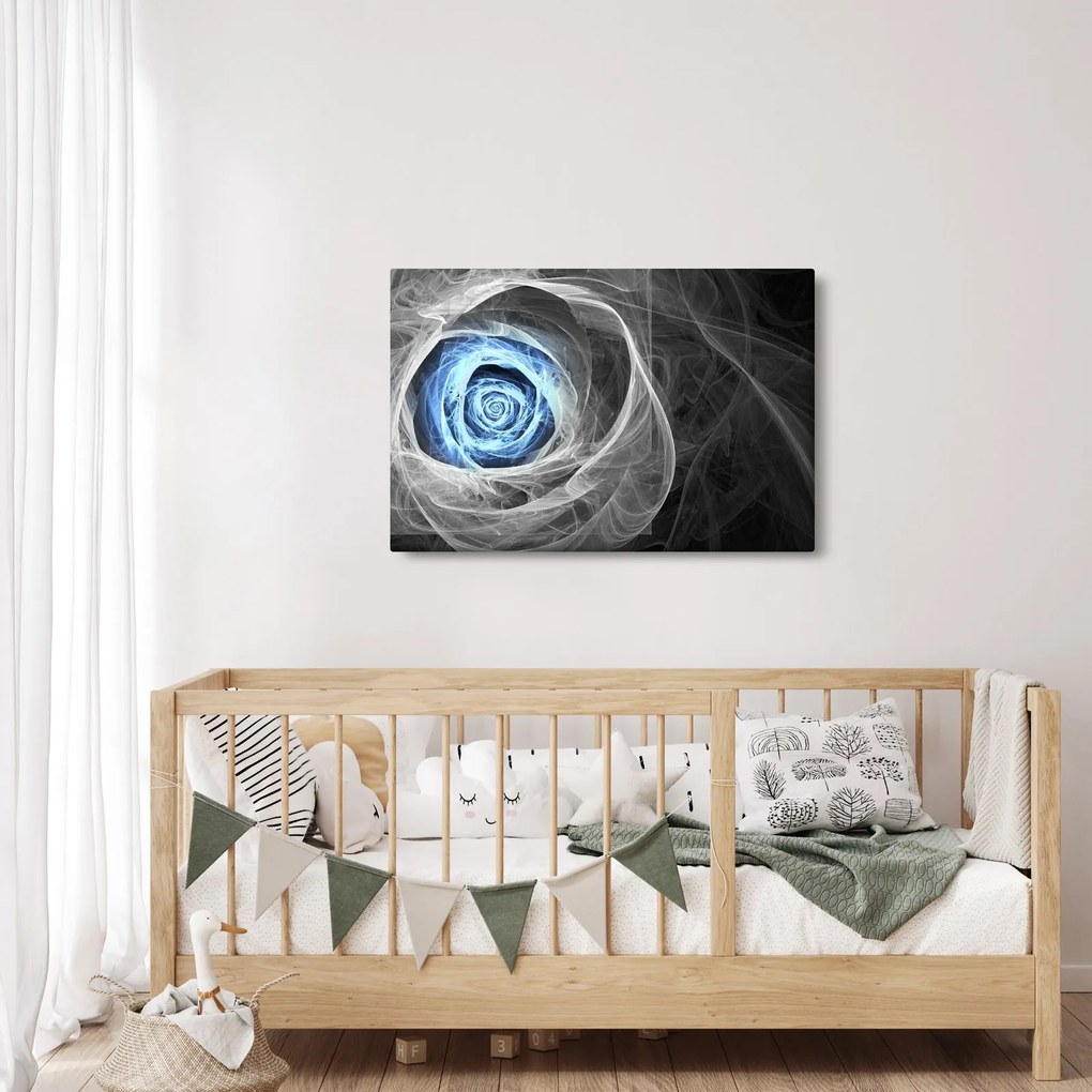 Tablou - Abstract Rose Blue (90x60 cm)