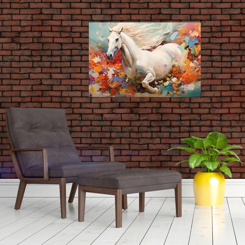 Tablou - Pictura unui cal (90x60 cm)