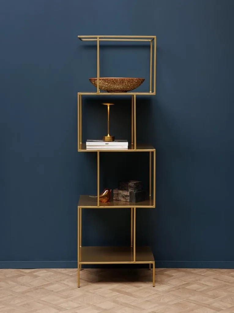 Etajera din metal, cu 4 rafturi, Iscala