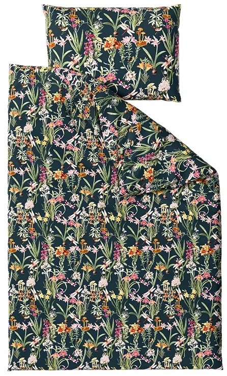 Lenjerie de pat din bumbac MYSTIC GARDEN verde inchis Dimensiune lenjerie de pat: 70 x 90 cm | 140 x 200 cm