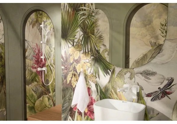 KFA Armatura 4529-810-44 - Baterie lavoar pentru montaj încastrat MALAGA, albă