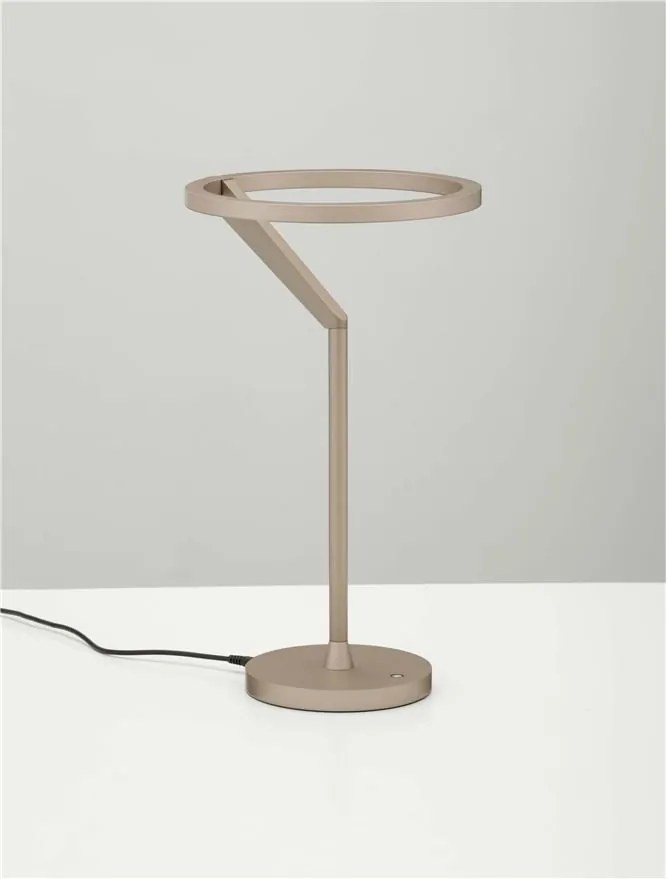 Veioza LED design minimalist TILIA moca coffee