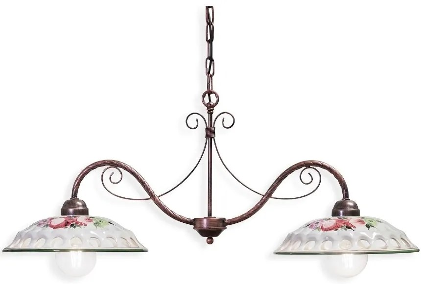 Lustra design clasic realizat manual din ceramica NAPOLI