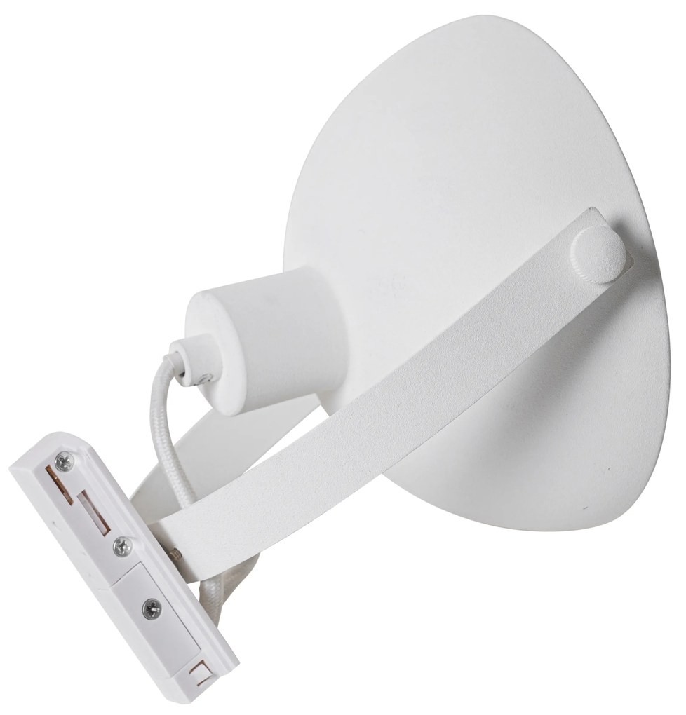 Spotlight industrial alb cu interior argintiu - Magnax