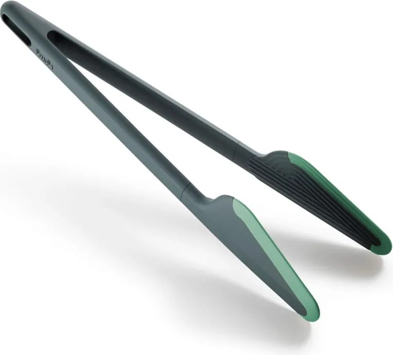 Cleste de bucatarie Lekue 1010179, 28,2 cm, Rezistent la zgarieturi, 4/220 °C, Margine flexibila, Verde