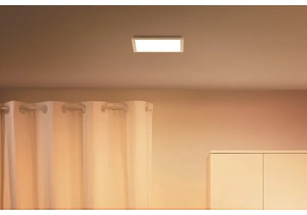 WiZ - Plafonier LED SUPERSLIM dimabil 12W 230V alb Wi-Fi