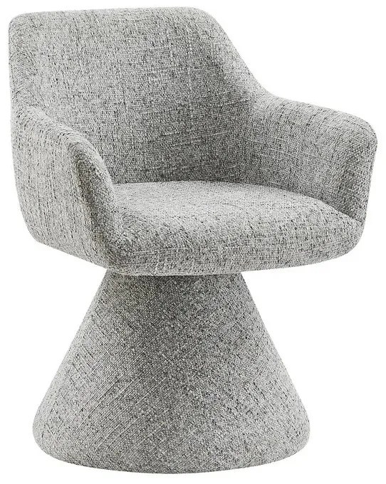 Scaun pivotant AMBIENTO tesatura Chenille gri
