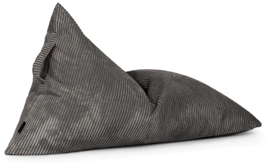 Fotoliu puf pentru copii verde mentă cu tapițerie din catifea reiată Razzy – SLOWDOWN