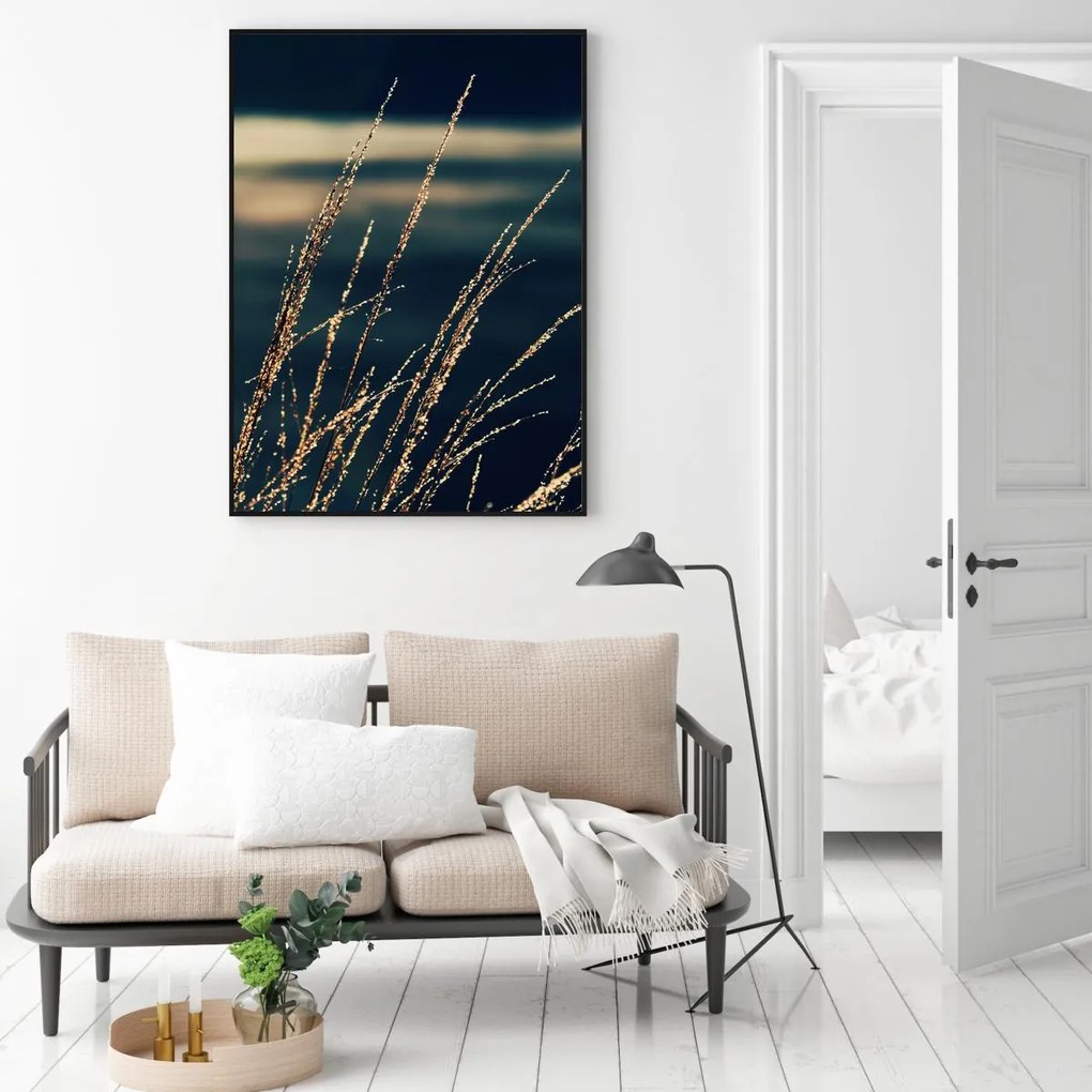 Poster - Detaliu de ierburi de apă (A4)