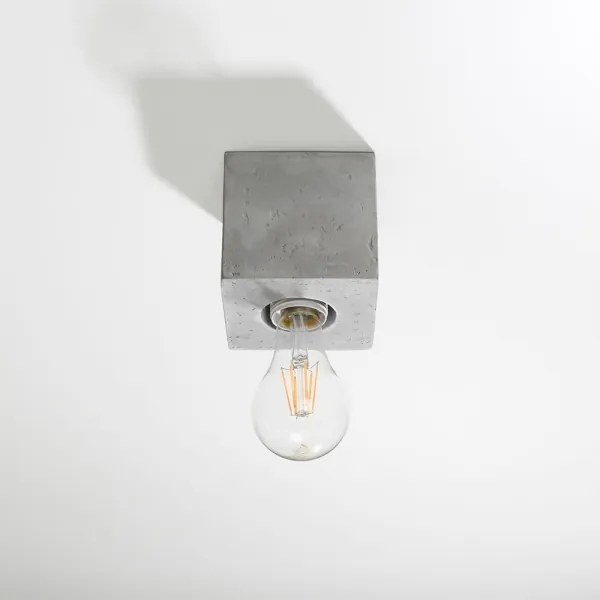 Plafonieră ABEL 1xE27/60W/230V beton