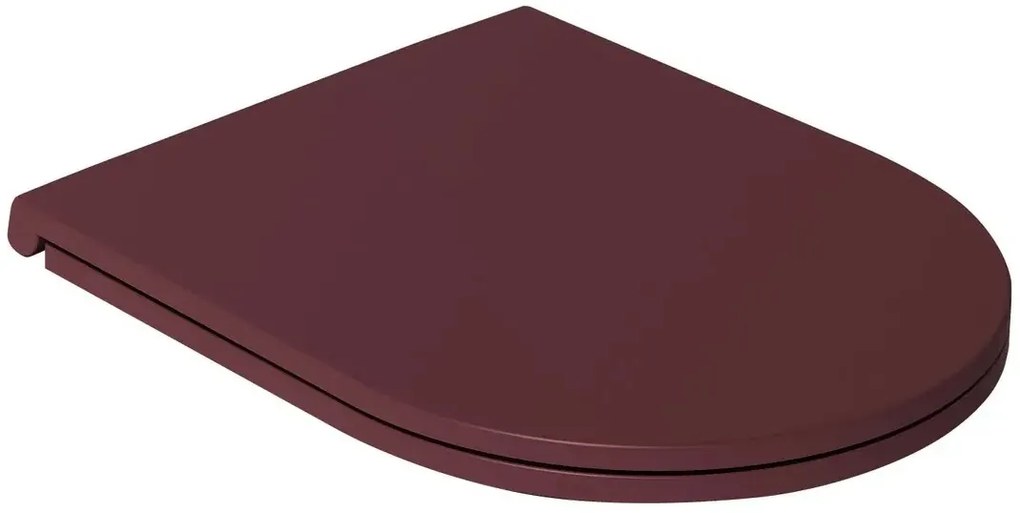 Capac wc softclose slim, bordo, Sapho Isvea INFINITY Bordo