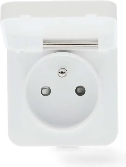 Priză inteligentă Nedis WIFIPO130EWT 3680W/230V/ tip E/16A Wi-Fi Tuya IP44