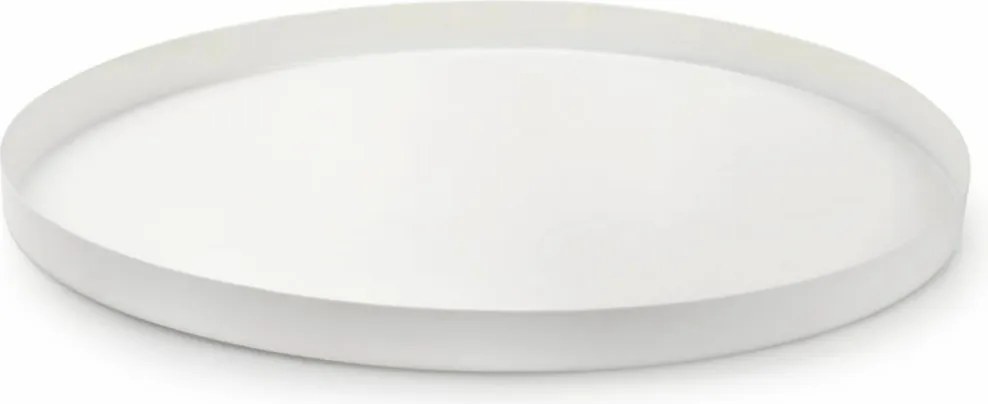 Tava decorativa CIRVIA Ø31,5 cm, alb