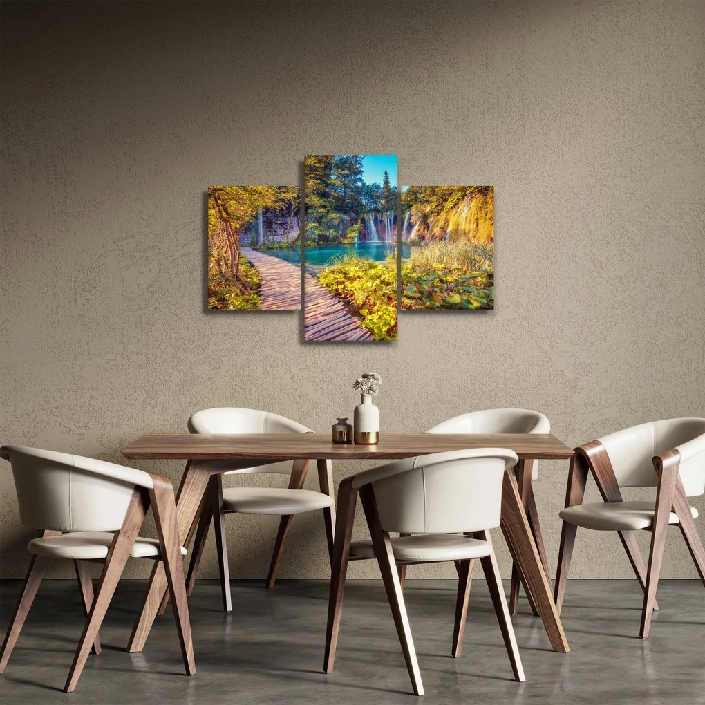 Tablou - Lacurile Plitvice, Croația (90x60 cm)