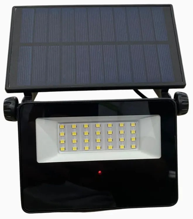 Proiector cu Panou Solar Polycristalin si Senzor Microunde 2000lm/6500k