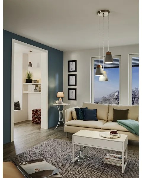 Eglo 95526 - Lustra TAREGA 3xE27/60W/230V