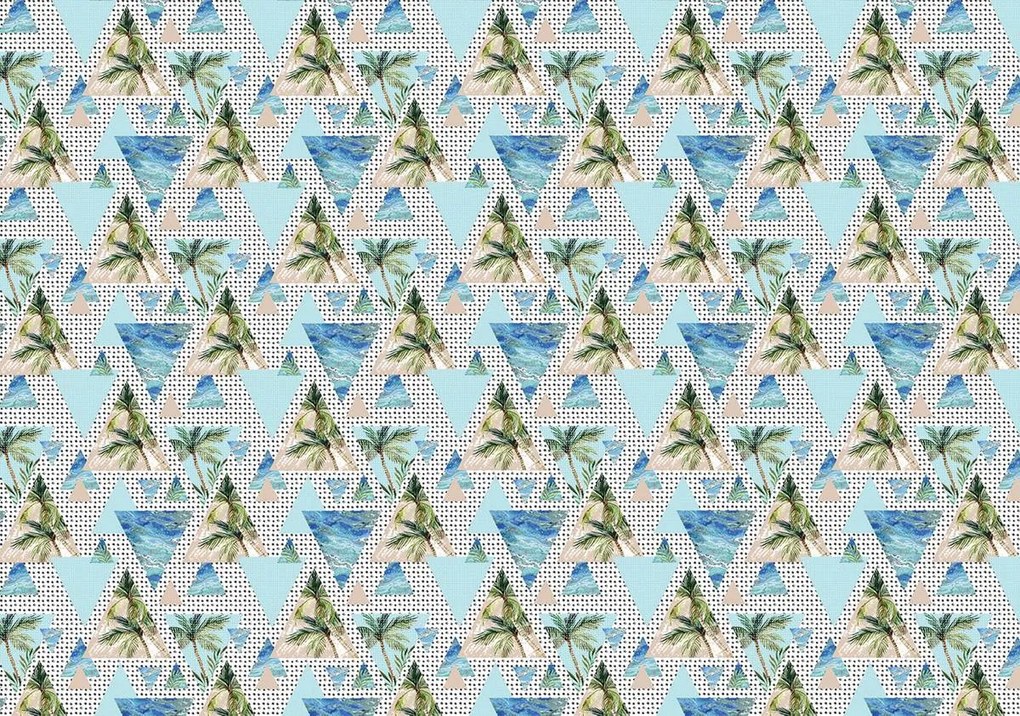Fototapet - Mozaic  din ocean (254x184 cm)