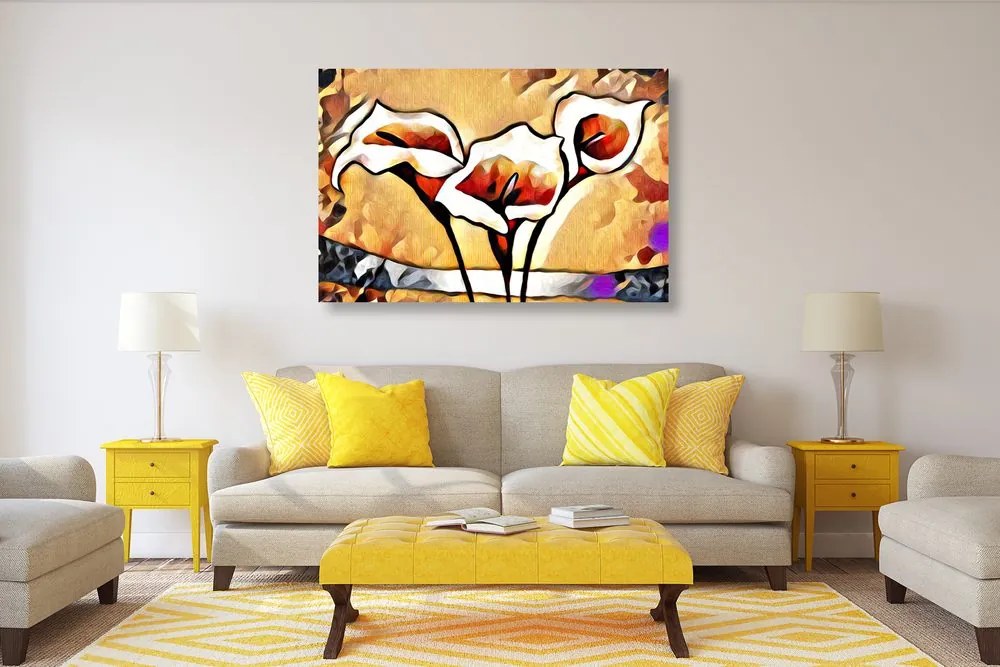 Tablou cala lily etno artistic