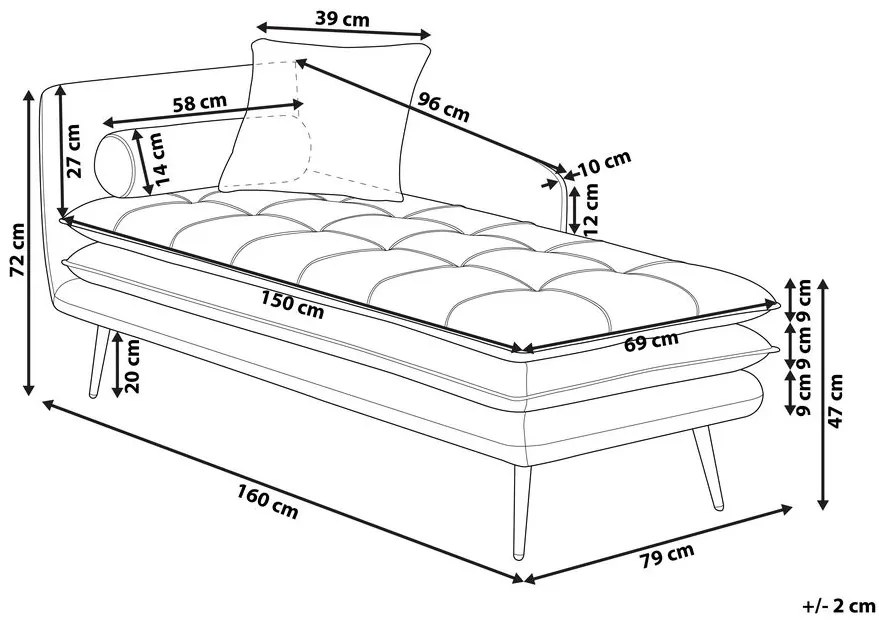 Divan/ Canapea Giorgio (albastru) (S). 1079104