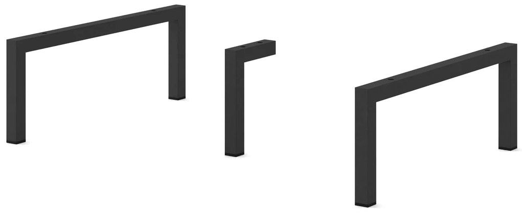 Picioare metalice pre konferenčné stolíky Warsaw (negru). 1125157