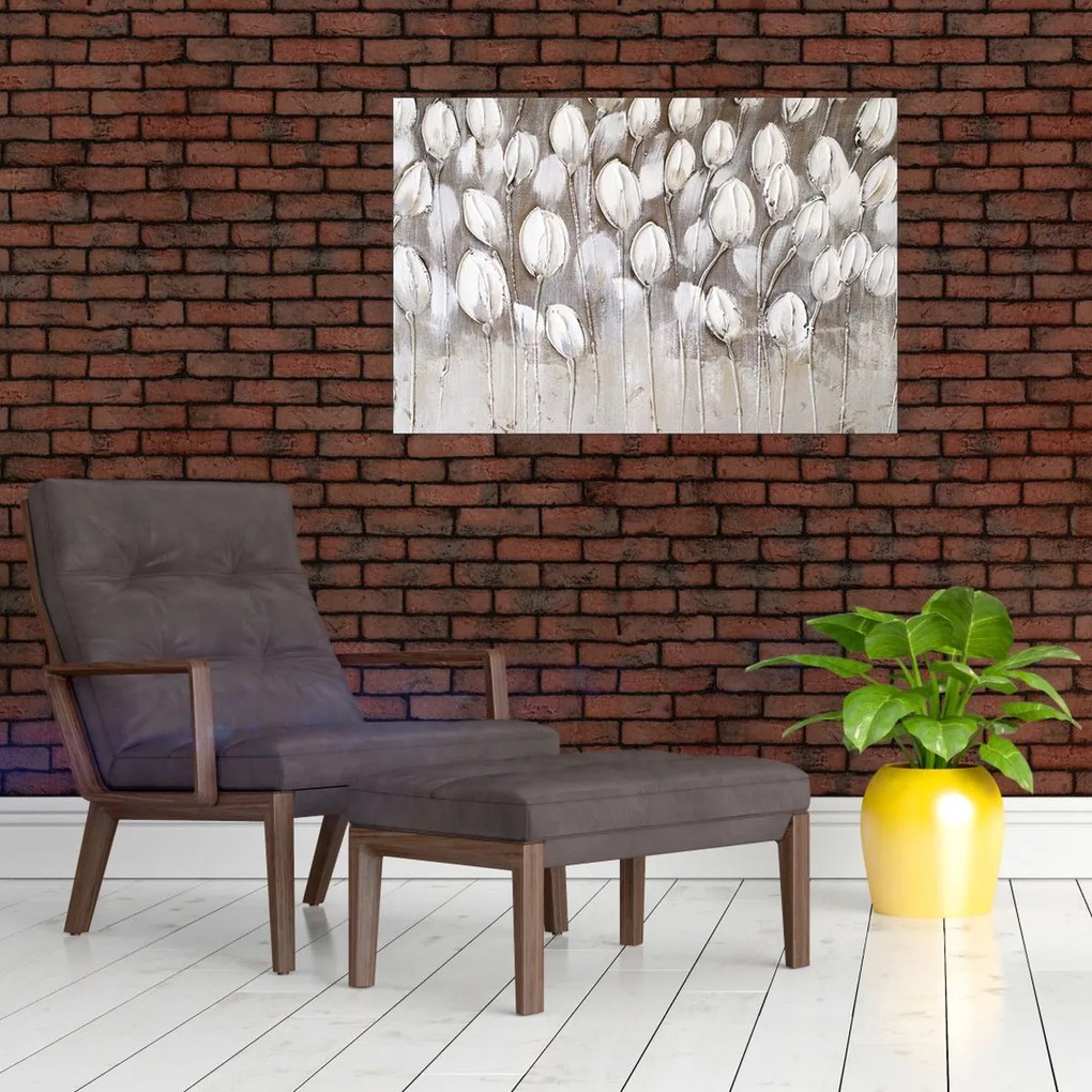 Tablou - Lalele structurate (90x60 cm)