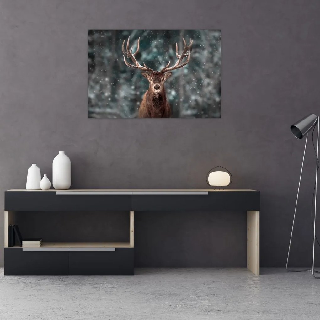 Tablou - Cerbul majestic (90x60 cm)