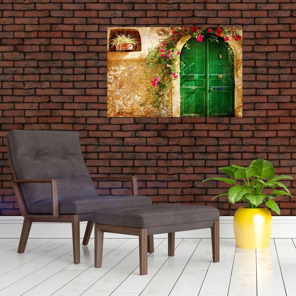 Tablou - Ușă veche (90x60 cm)