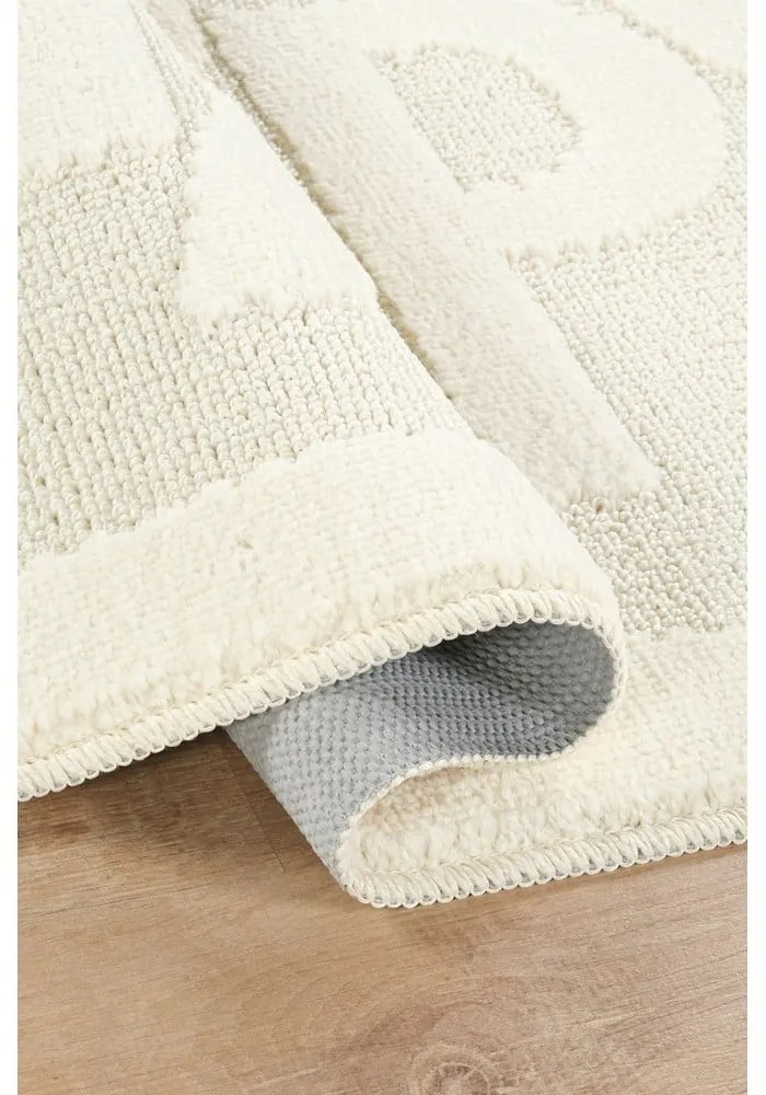 Covoraș de baie crem 60x100 cm Happy – Foutastic