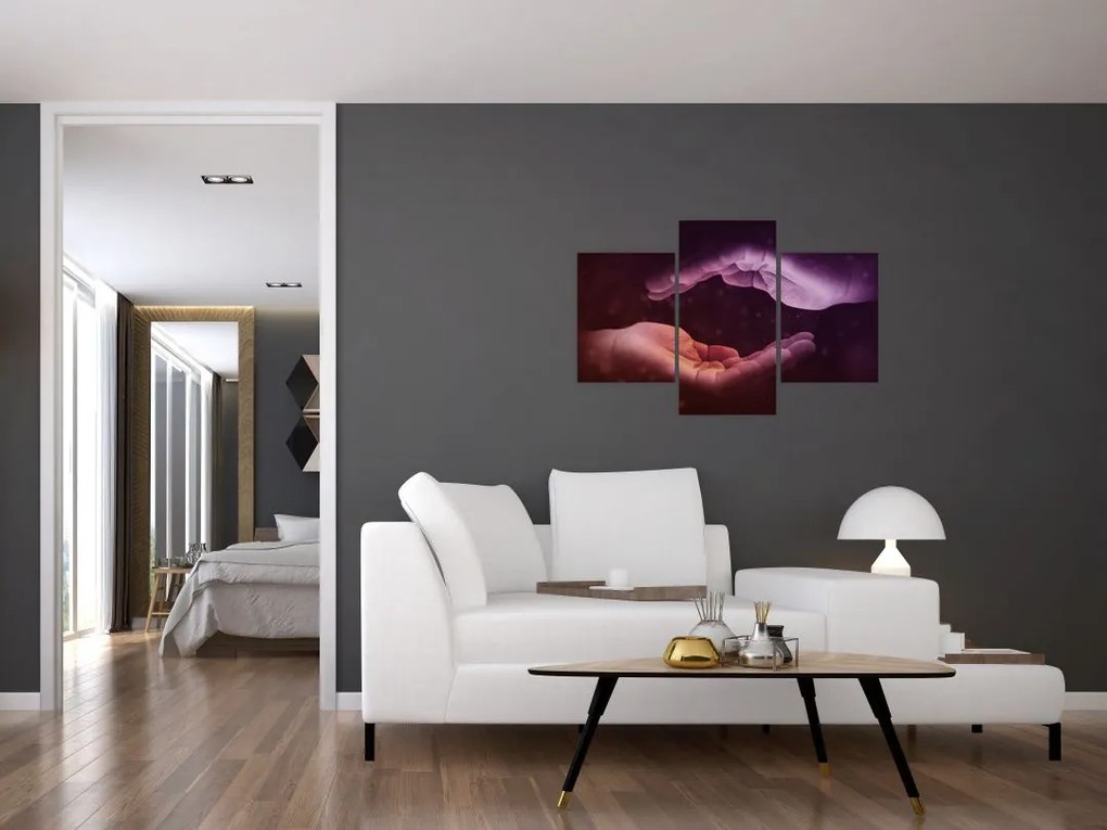 Tablou cu mâini (90x60 cm)