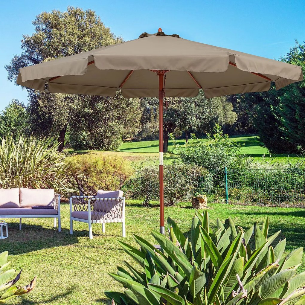 Deuba Floarea soarelui de gradina Ø330 cm - taupe
