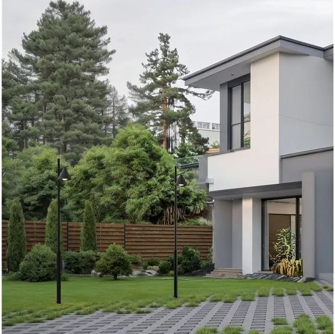 Stalp de exterior IP65 ORIX negru H-220cm