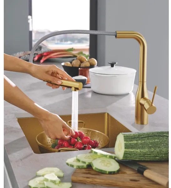 GROHE 30270GN0 - Baterie pentru chiuvetă ESSENCE aurie