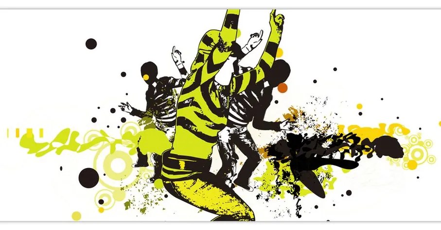 Tablou - Street dance (120x50 cm)