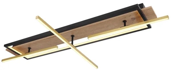 Globo 67296D2 - Plafonieră BEATRIX LED/48W/230V, maro