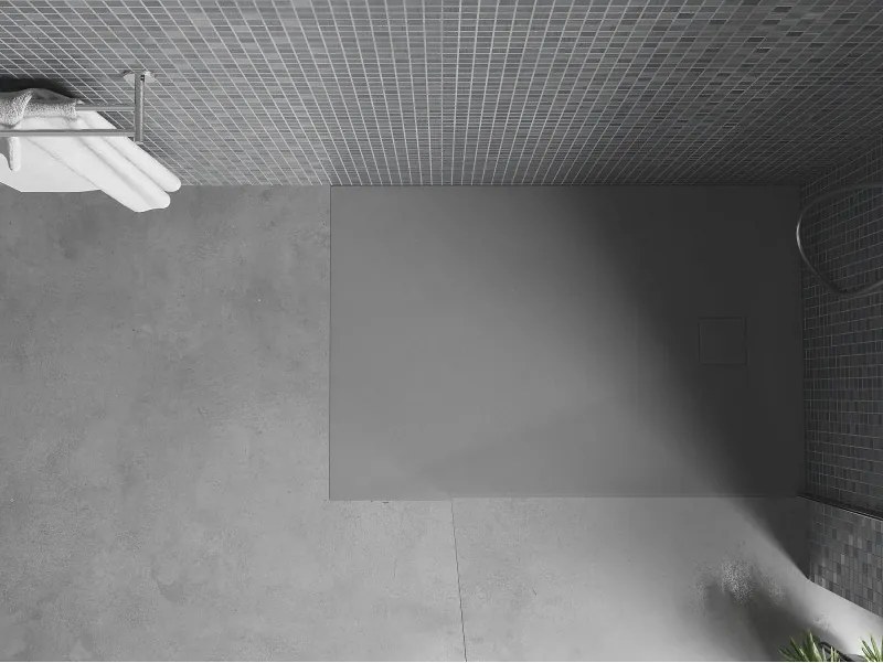 Mexen Bert cadă de duș dreptunghiulară SMC 120 x 90 cm, gri - 4K619012