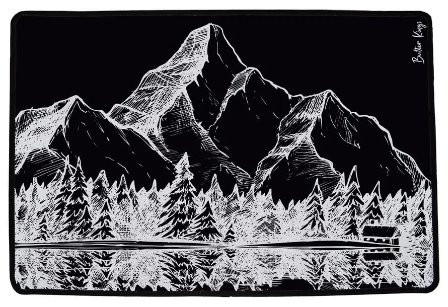 Covoraș de intrare 45x75 cm Cabin in the Mountains – Butter Kings