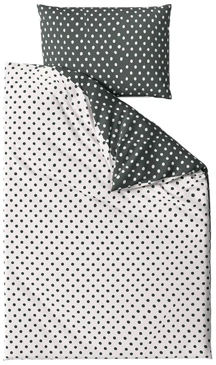 Lenjerie de pat din bumbac COLAM GREY gri hotelova capsă Dimensiune lenjerie de pat: 70 x 90 cm | 140 x 200 cm