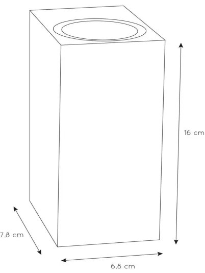 Lucide 69800/02/31 - Aplică de exterior ZARO 2xGU10/35W/230V IP44 alb