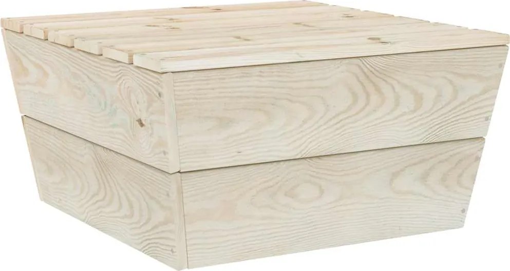 vidaXL Masă de grădină, 60 x 60 x 30 cm, lemn de molid tratat