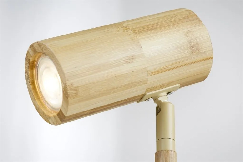 Lampa de masa Eco din Bambus Java GU10, natural