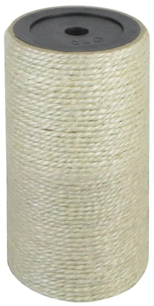 vidaXL Ansamblu de joacă pentru pisici 8x15 cm, 10 mm Bej