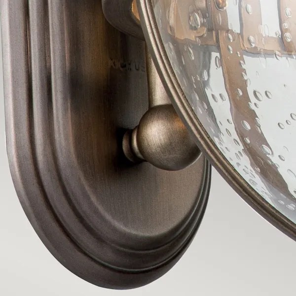 Kichler KL-HALLERON-2M-BU - Aplica de perete pentru exterior HALLERON, 3xE14/40W/230V, IP44