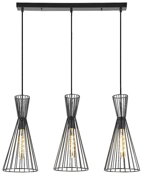 Lustră pe cablu LEANDROS 3xE27/60W/230V Rabalux 72006