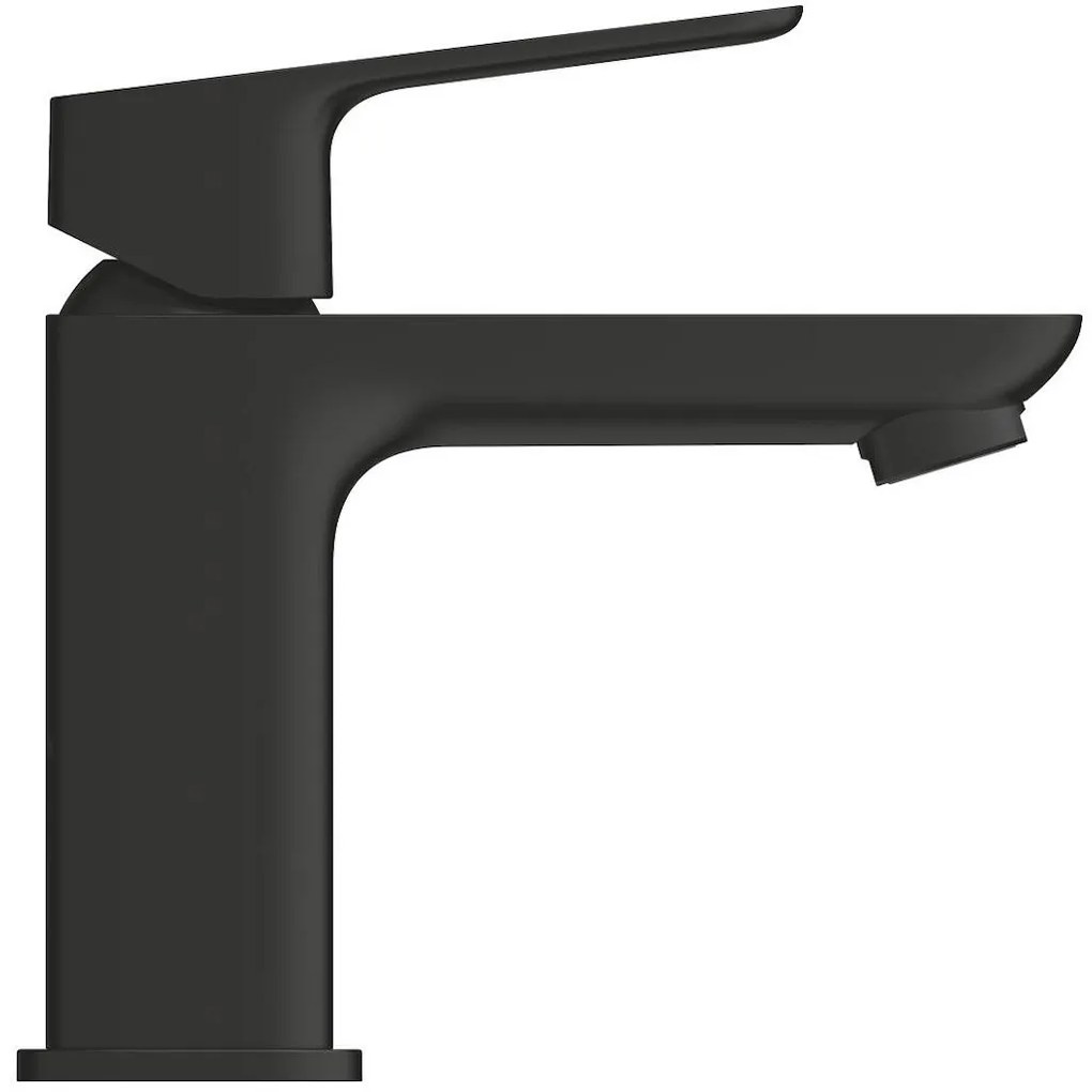 Baterie lavoar Grohe Cubeo, fara ventil, marime S, negru mat