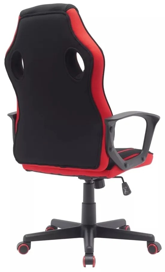 Scaun de birou Dakar negru/rosu