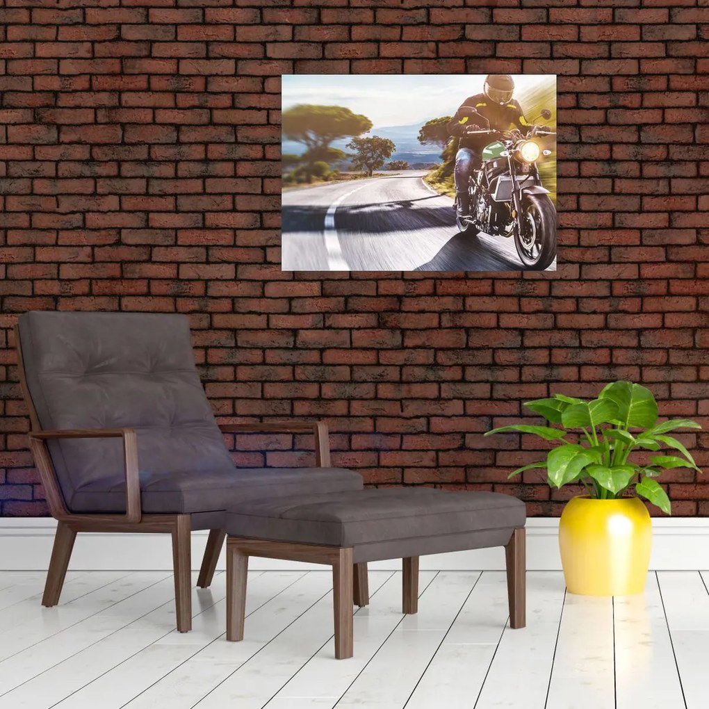 Tablou - Motociclist (70x50 cm)