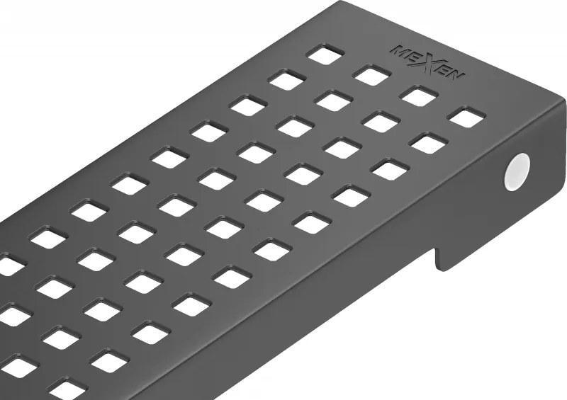 Mexen Flat M08 masca pentru rigolă de scurgere 60 cm, neagră - 1725060