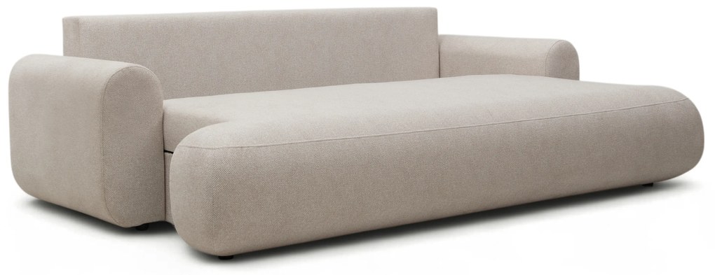 Canapea extensibilă Lotulis - tricot crem hidrofob Blur 01